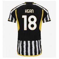 Camisa de time de futebol Juventus Moise Kean #18 Replicas 1º Equipamento 2023-24 Manga Curta